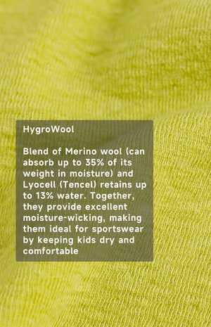 Hygro Cycling Jacket No. 1" Children's Autumn/Winter Thickened Half-Zip Outerwear in Lyocell and Wool