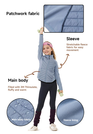 3M Thinsulate Princess-Seam Fitted Cotton Jacket