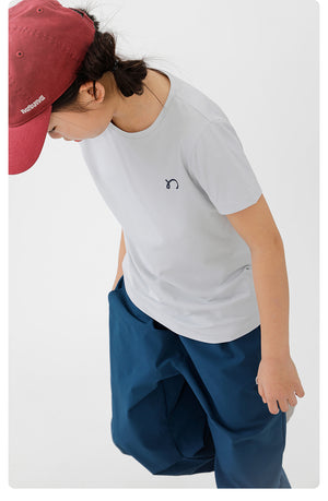 "Little Sponge" Lightweight Moisture-Wicking Quick-Dry UV Protection Short Sleeve Sports Top for Kids